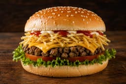 Hamburguesa de lomito picado