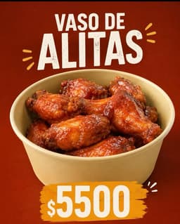Vaso de Alitas