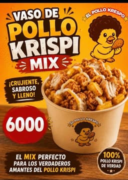 Vaso de Pollo Krispi Mix