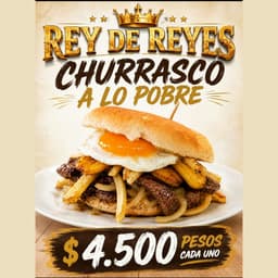 Churrasco a lo Pobre